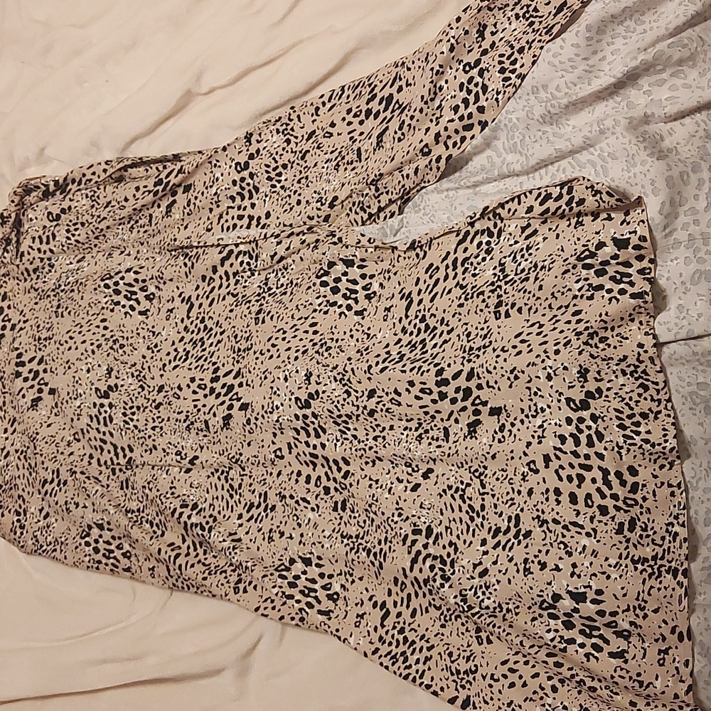 Long Leopard Skirt